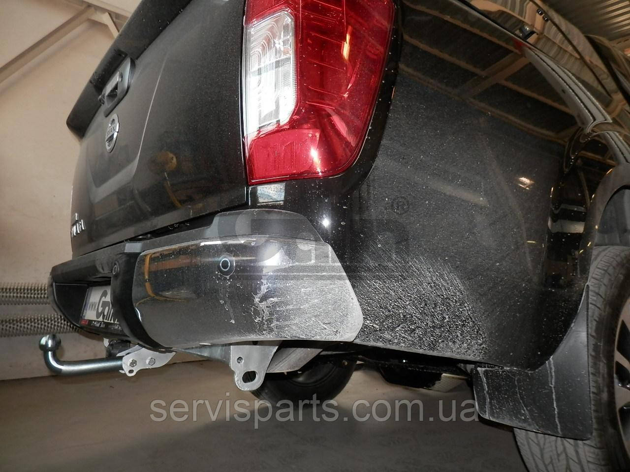 Фаркоп Nissan Navara D40 2005-2015 (Ниссан Навара d40) оцинкованный на болтах - фото 3 - id-p1611966922