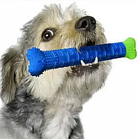 Зубная щетка игрушка-кость для чистки зубов у собак Сhewbrush. Косточка Зубная щетка для чистки зубов
