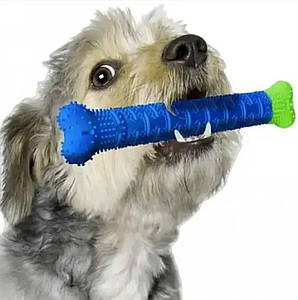 Зубна щітка іграшка-кість для чищення зубів у собак Chewbrush. Кісточка Зубна щітка для чищення зубів
