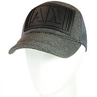 Бейсболка кепка Armani Exchange сетка темно-синяя мужская женская Темно-серый