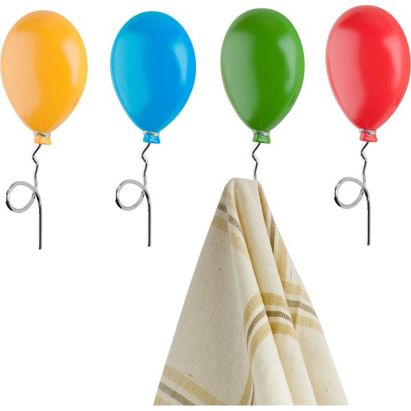 Набір гачків Balvi для рушника Повітряні кульки (4 шт)., фото 1