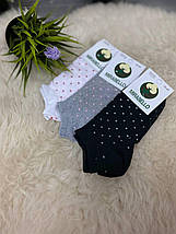 Новинка! Набір жіночих носочків Хлопок-Еластан (12шт. в упаковці), Розмір 36-40 універсал, фото 2