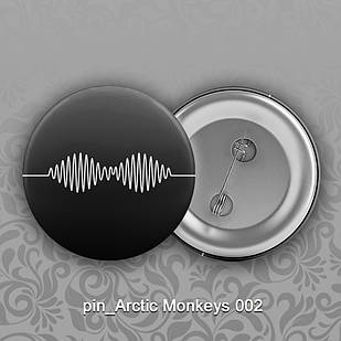 Значок 56 мм рок Arctic Monkeys 002