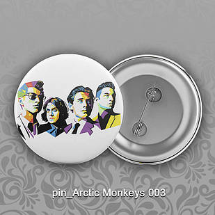 Значок 32 мм рок Arctic Monkeys 003