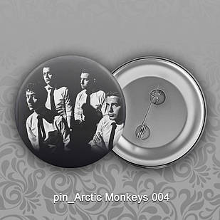 Значок 56 мм рок Arctic Monkeys 004