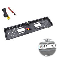 Рамка для номерного знака автомобіля EU з камерою заднього виду, IP68