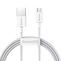 Кабель синхронизации Baseus Superior Series Fast Charging Micro USB 2A 1m, White