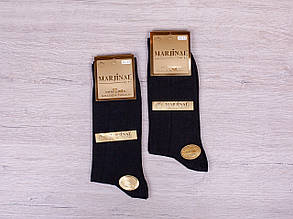 Чоловічі шкарпетки демісезонні Marjinal антибактеріальні дезодеровані однотонні розмір 40-45 6 пар/уп. чорні