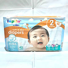 Підгузки Lupilu Soft & Dry 2 (4-9 кг), 42 шт.