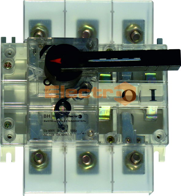 Выключатель нагрузки разрывной ВН, 3Р, 315А, 8кВ, 400/690B Electro - фото 7 - id-p1612015452