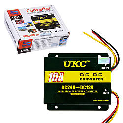 Перетворювач напруги DC/DC 24v-12v 10A / Автоінвертор / Автомобільний інвертор