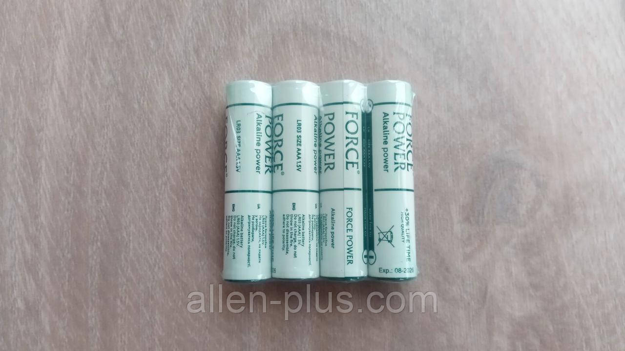 Батарейка лужна FORCE POWER Alkaline LR03/AAA 1.5V (1 шт.)