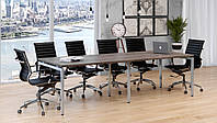 Стол для переговоров Q-270 Loft Design Дуб Палена. Конференц-стол в переговорную