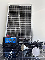 Сонячна панель Сонячної станції для зарядки гаджетів і освітлення на 100 ват