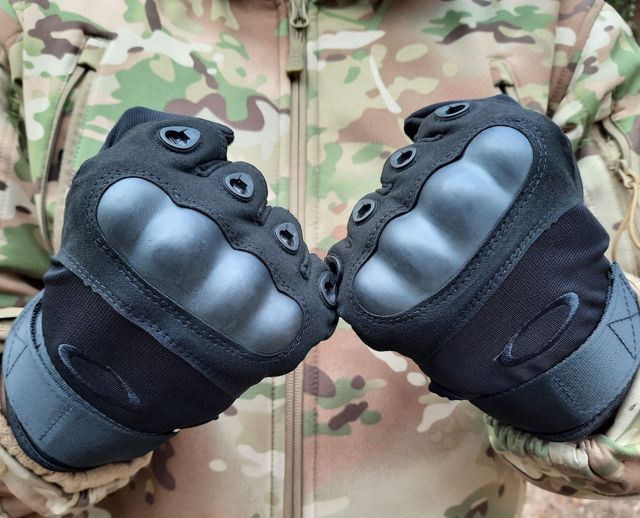 Тактические Перчатки Oakley с Протектором (арт. 22172) Черный L ...