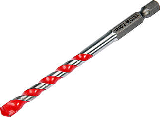 Свердло універсальне YATO: YG6X, Ø= 7 мм, l= 85/30 мм, HEX-1/4" YT-44784