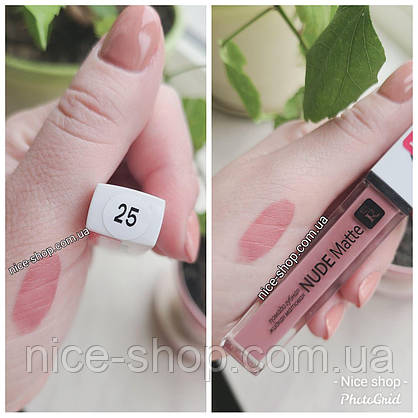 Матова рідка помада Nude Matte Complimenti No25, фото 6