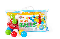 Набор шариков для сухих бассейнов ТехноК 5545 комплект 100 шаров 60мм детская игрушка мячики в сумке для детей