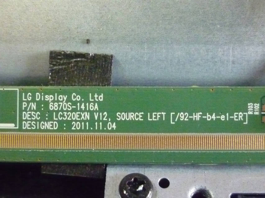 Матрица LC320EXJ-SEE1 от LED TV Bravis LED-32P26 black: ремонт