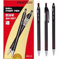 Від 24 шт. Ручка кулькова 567 AIHAO Original червона купити дешево в інтернет-магазині