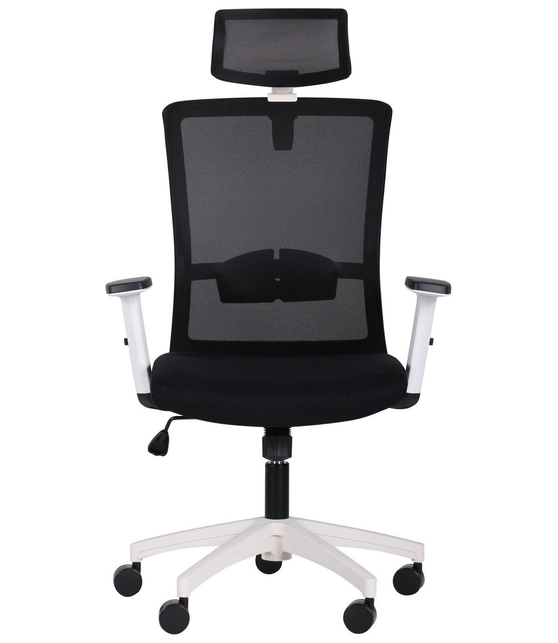 Кресло офисное Uran White HR сиденье Сидней-07/спинка Сетка HY-100 черная TM AMF - фото 10 - id-p1612088476