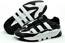 Кросівки Adidas Originals Niteball Адідас чорні з білим, фото 5
