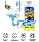 Засіб для чищення труб і раковин - потужний очисник миття та зливу Wild Tornado Sink Drain Cleaner, фото 3
