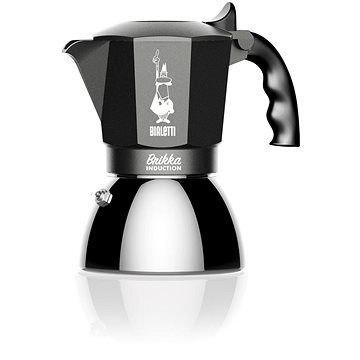 Гейзерна кавоварка Bialetti Brikka Induction на 4 чашки, 170 мл для індукційної плити, з клапаном, для приготування кави з пінкою