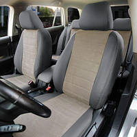 Чехлы на сиденья из экокожи и антары Peugeot 206 1 поколение 2006-2012 EMC-Elegant
