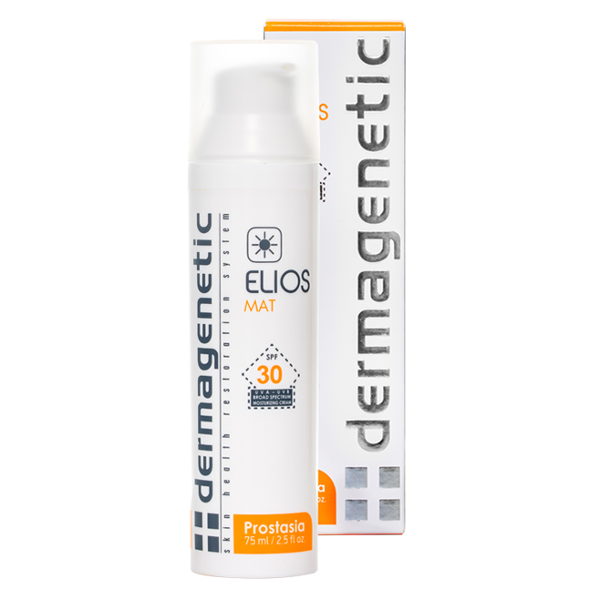 Сонцезахисний крем з матуючим ефектом Dermagenetic Elios MAT SPF 30 3in1