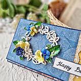 Подарунковий конверт для грошей happy birthday, фото 2