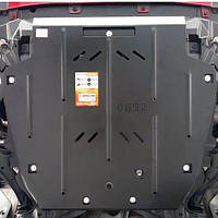 Защита двигателя, КПП и абсорбера из стали 2 мм Citroen C1 II (AB40) 2014-2023 Кольчуга Standart