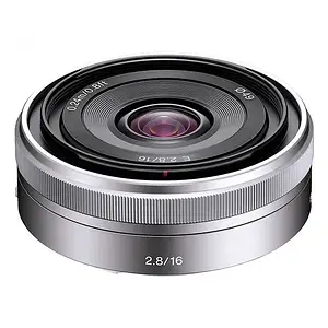Обєктив Sony E 16 mm f/2.8 Silver