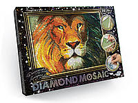Набір для творчості Алмазна мозаїка лев "Diamond mosaic", мал., кор. 35*27*3см (10шт)