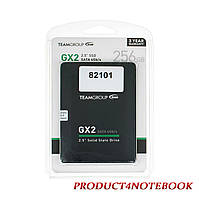 Накопичувач 2.5 SSD 256 Gb Team GX2 Series, T253X2256G0C101, 3D TLC, SATA-III 6Gb/s, зап/шт. 400/500 мб/с