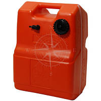 Бак топливный для лодочного мотора переносной CAN-SB 24 литров пластик Eltex оранжевый Osculati