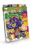 Блискуча мозаїка дитяча сова "Glitter Mosaic" серія 3, кор. 25*3*35см