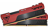 DDR4 2x8GB/4000 Patriot Viper Elite II Red (PVE2416G400C0K), фото 2