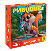 Гра настільна "Рибалка", укр., у кор. 20*20*4см, ТМ Ludum, Україна