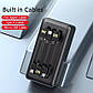 Power Bank 20000 mAh із сонячною батареєю 2 USB 2 Led Ліхтарика, Колір: Чорний, Білий., фото 7