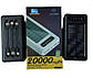 Power Bank 20000 mAh із сонячною батареєю 2 USB 2 Led Ліхтарика, Колір: Чорний, Білий., фото 10