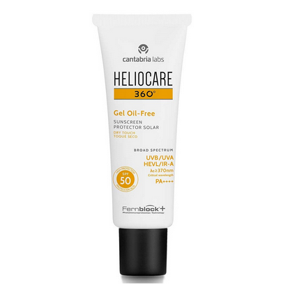 Сонцезахисний гель на водній основі з SPF 50+ для нормальної та жирної шкіри Cantabria Labs Heliocare