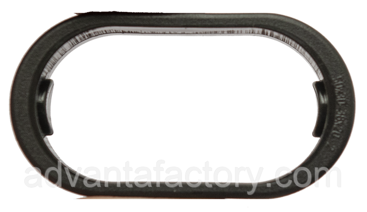 Втулка овальна ущільнювальна 38x20 / 50x30 з бонками, фото 3