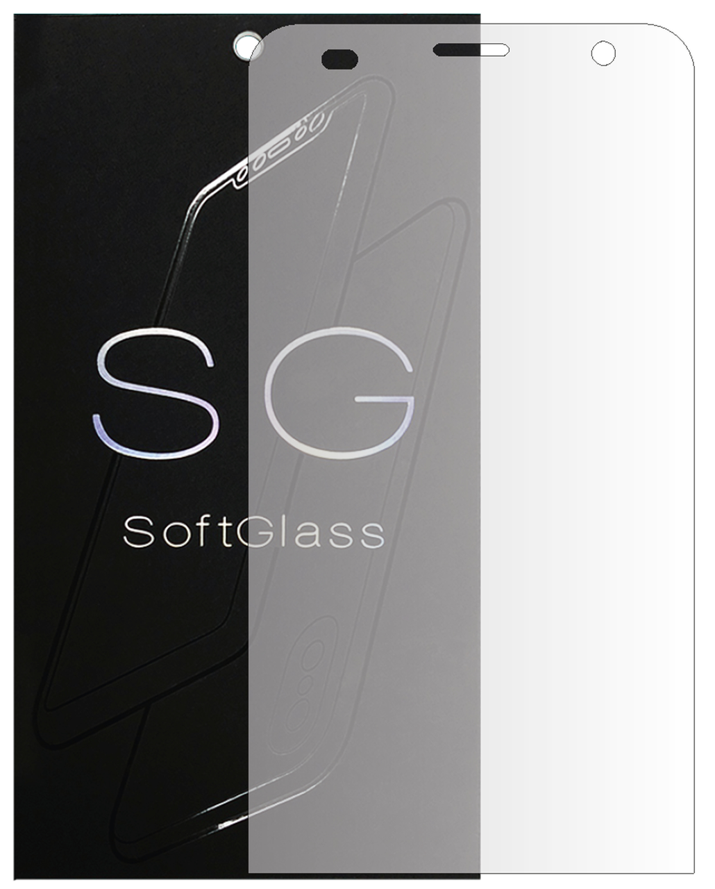 Бронеплівка для Asus Zenfone 2 Laser ZE550KL на екран зносостійка поліуретанова SoftGlass, фото 1