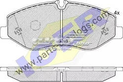 Колодки гальмівні (передні) MB Vito (W447) 14- (Brembo)