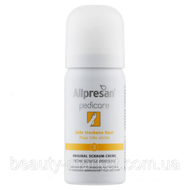 Крем-піна №3 для сухої шкіри стоп Fuß spezial Original Schaum-Creme Allpresan, 35 мл, фото 1