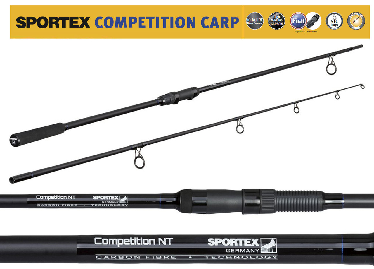 Коропове вудлище SPORTEX Competition NT Carp 12ft, 3,25 lb