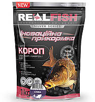 Прикорм для риболовлі REAL FISH Карп СЛИВА, 1 кг