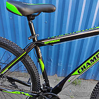 Велосипед Champion 27.5" Spark Рама 19" black-green-white, фото 2
