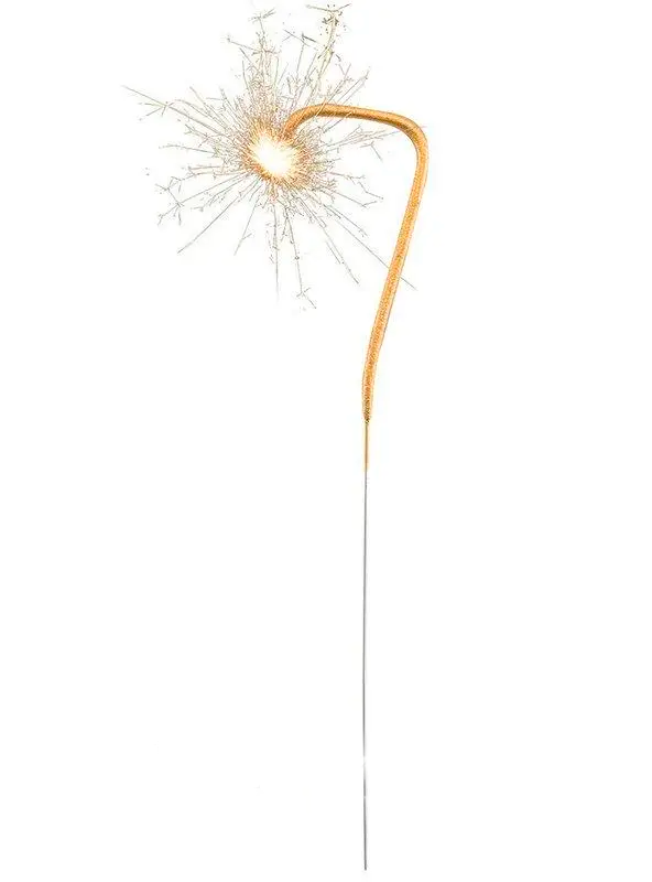 Бенгальська свічка цифра 7 | Золото